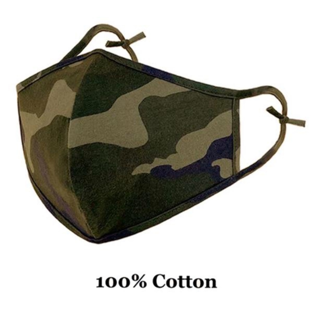 Last one Camo fashion mask unisex adult 100% cotton package